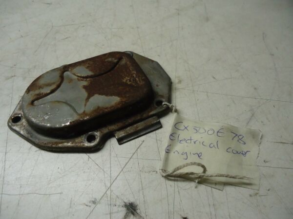 Honda CX500E Engine Electrical Cover Plate 1978 CX500 Engine Cover