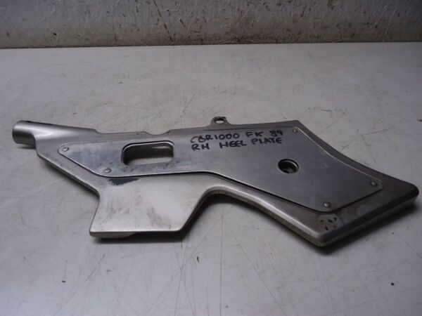 Honda CBR1000F RH Heel Plate Cover 1989 CBR1000 Footrest Cowl Cover