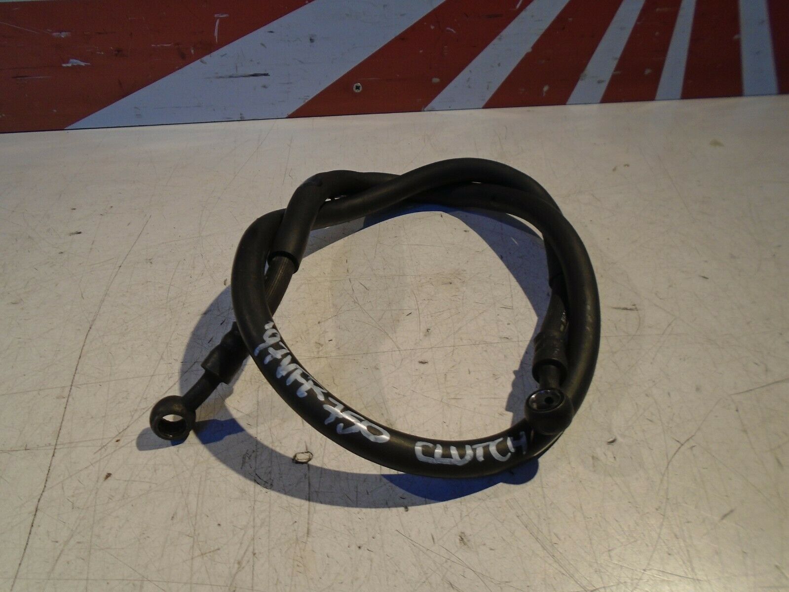 Honda VFR750F Clutch Hose Line