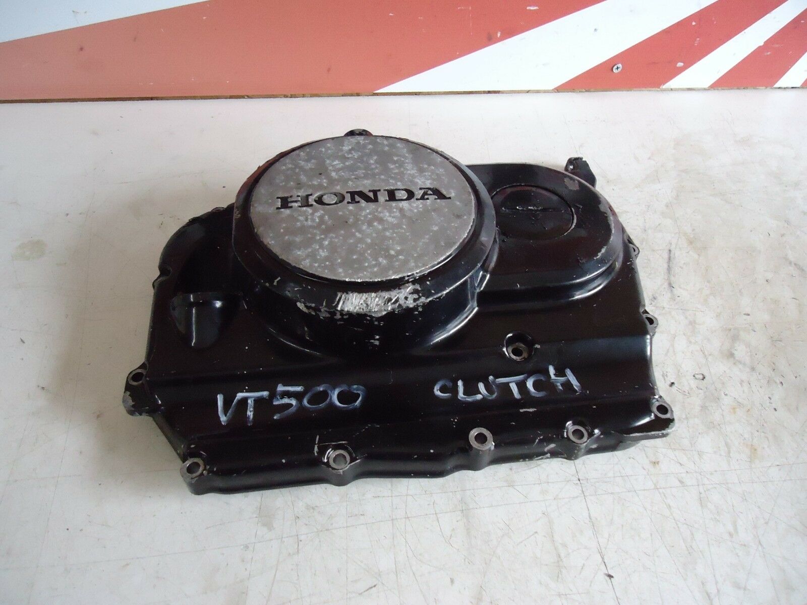 Honda VT500E Engine Clutch Cover Casing