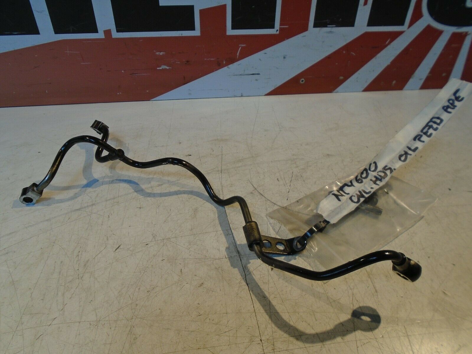 Honda NTV600K Engine Cylinder Head Oil Feed Pipe