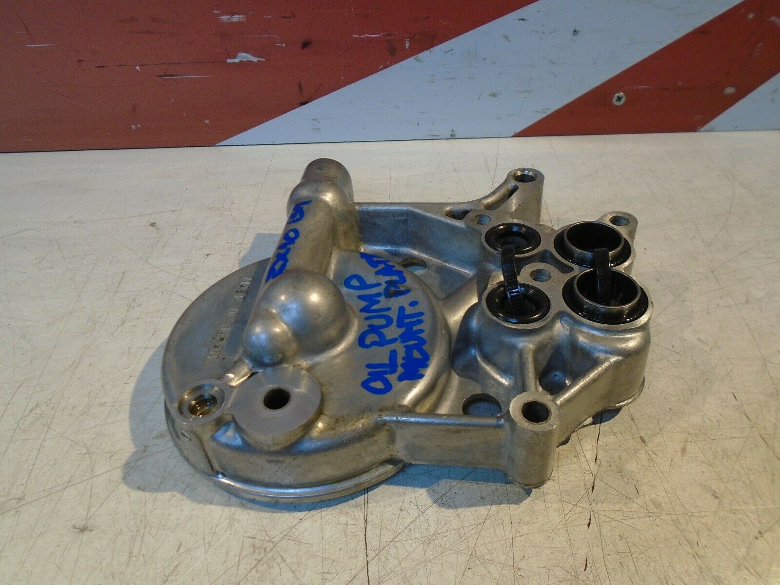 Kawasaki ZX10B Tomcat Oil Pump Mount Plate 