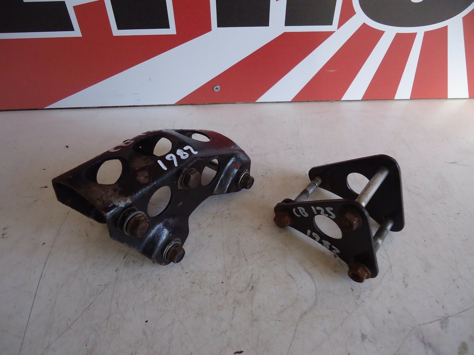 Honda CB125 Engine Mount Brackets