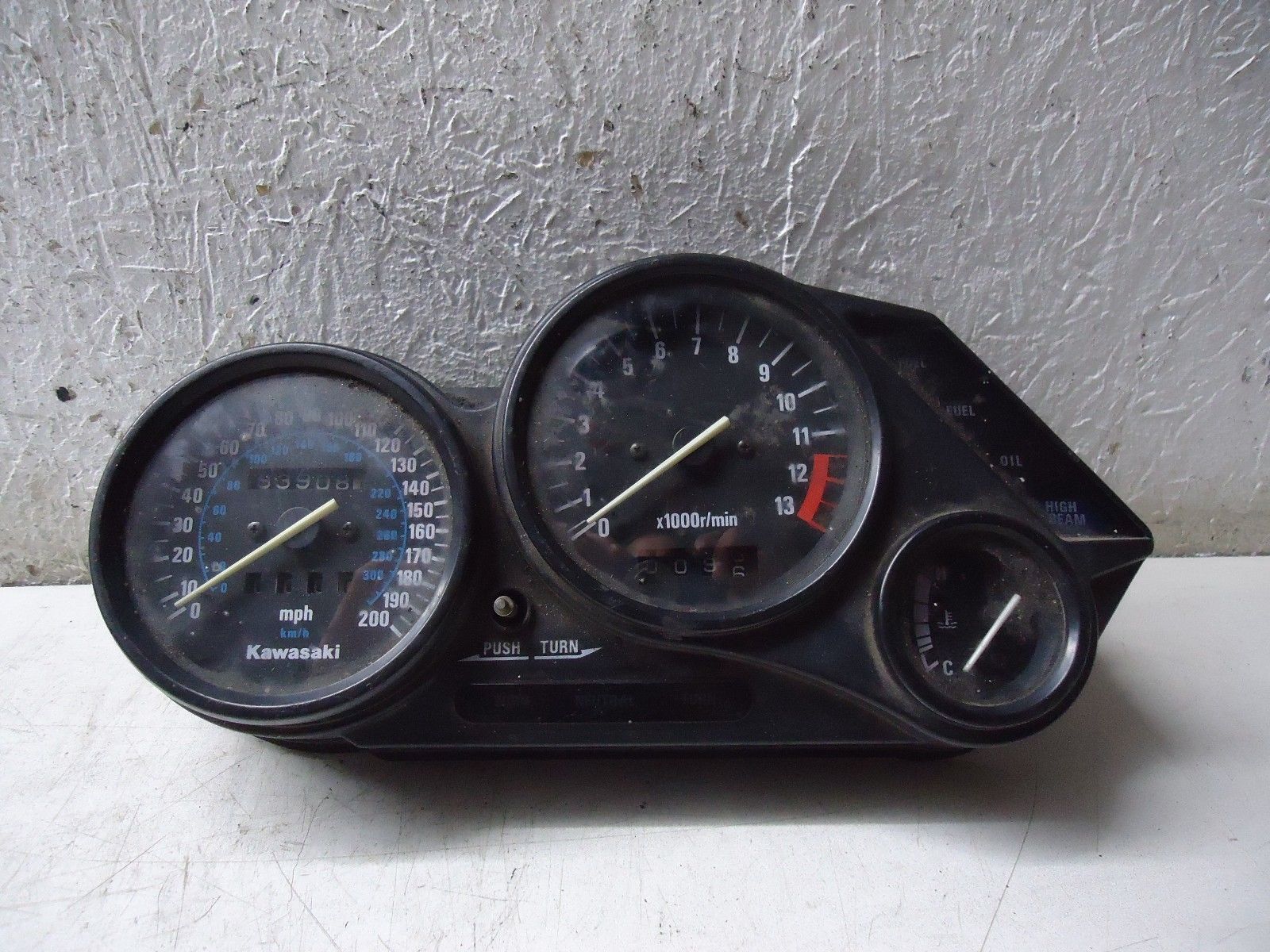 Kawasaki ZZR1100 Clocks ZZR Instrument Panel