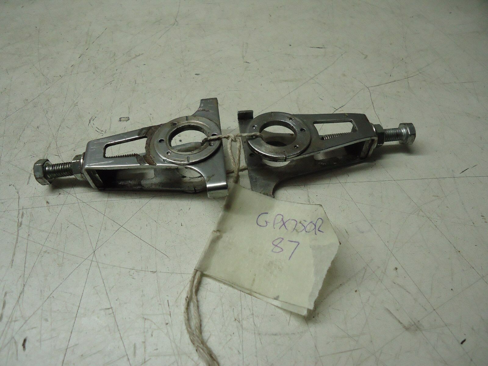 Kawasaki GPX750R Chain Adjusters 1987 GPX750 Chain Adjuster