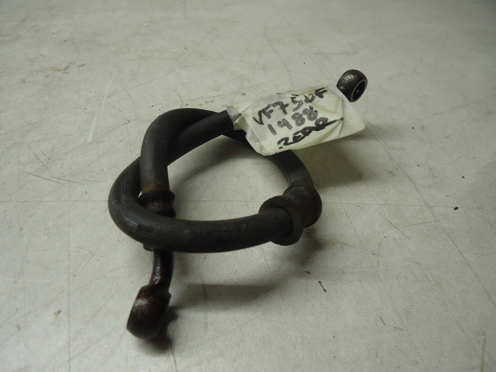 Honda VF750F Rear Brake Hose Line