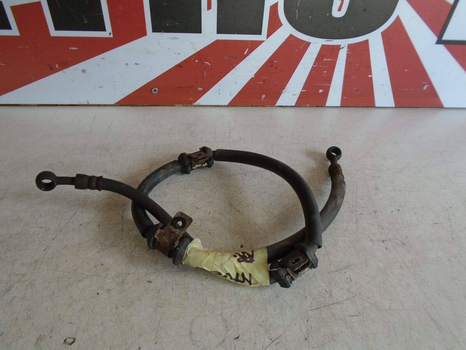 Honda NTV600K Rear Brake Hose Line