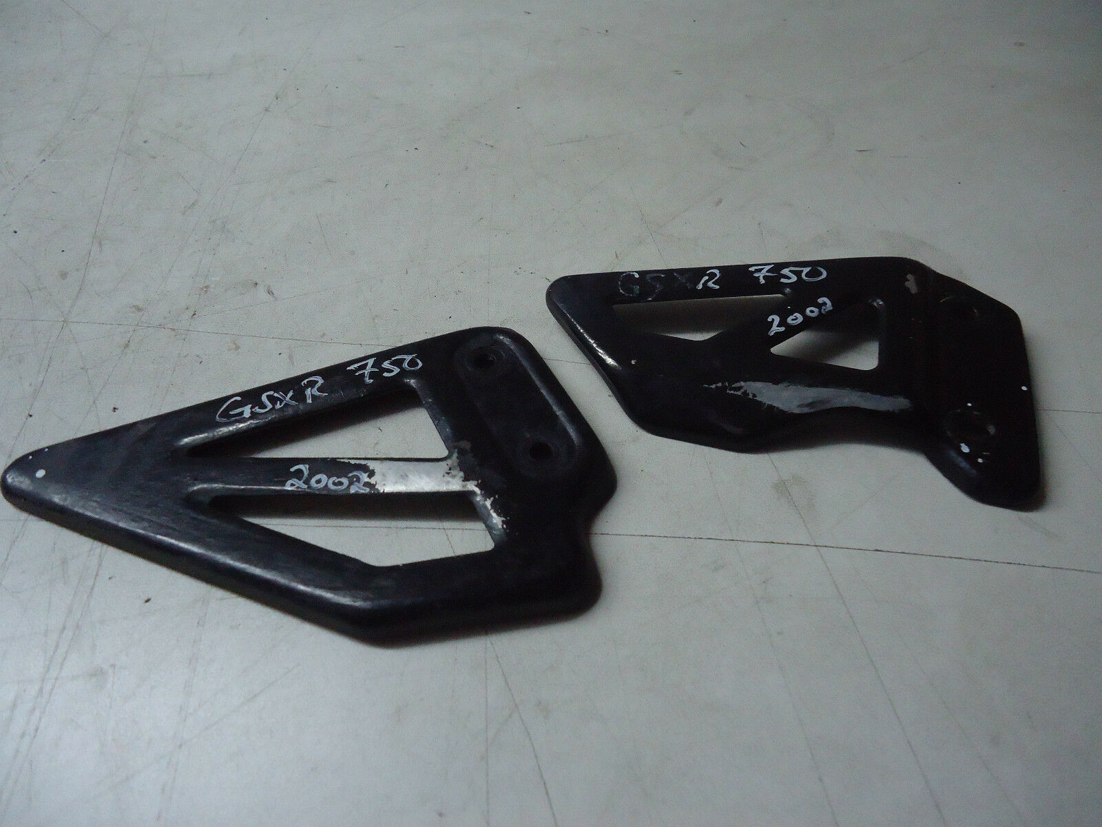 Suzuki GSXR750 Footrest Heel Plates GSX-R750