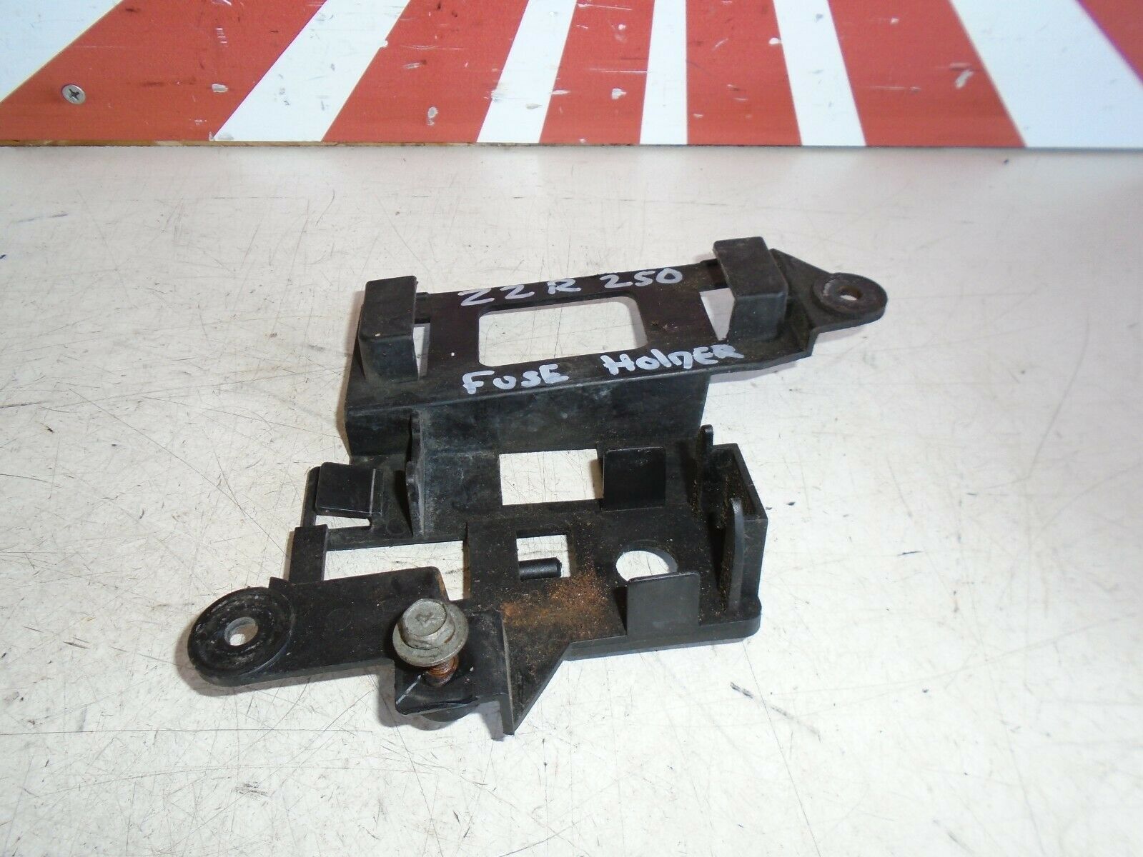 Kawasaki ZZR250 Fuse Mount Bracket 1994 ZZR250 Electrical Mount Frame