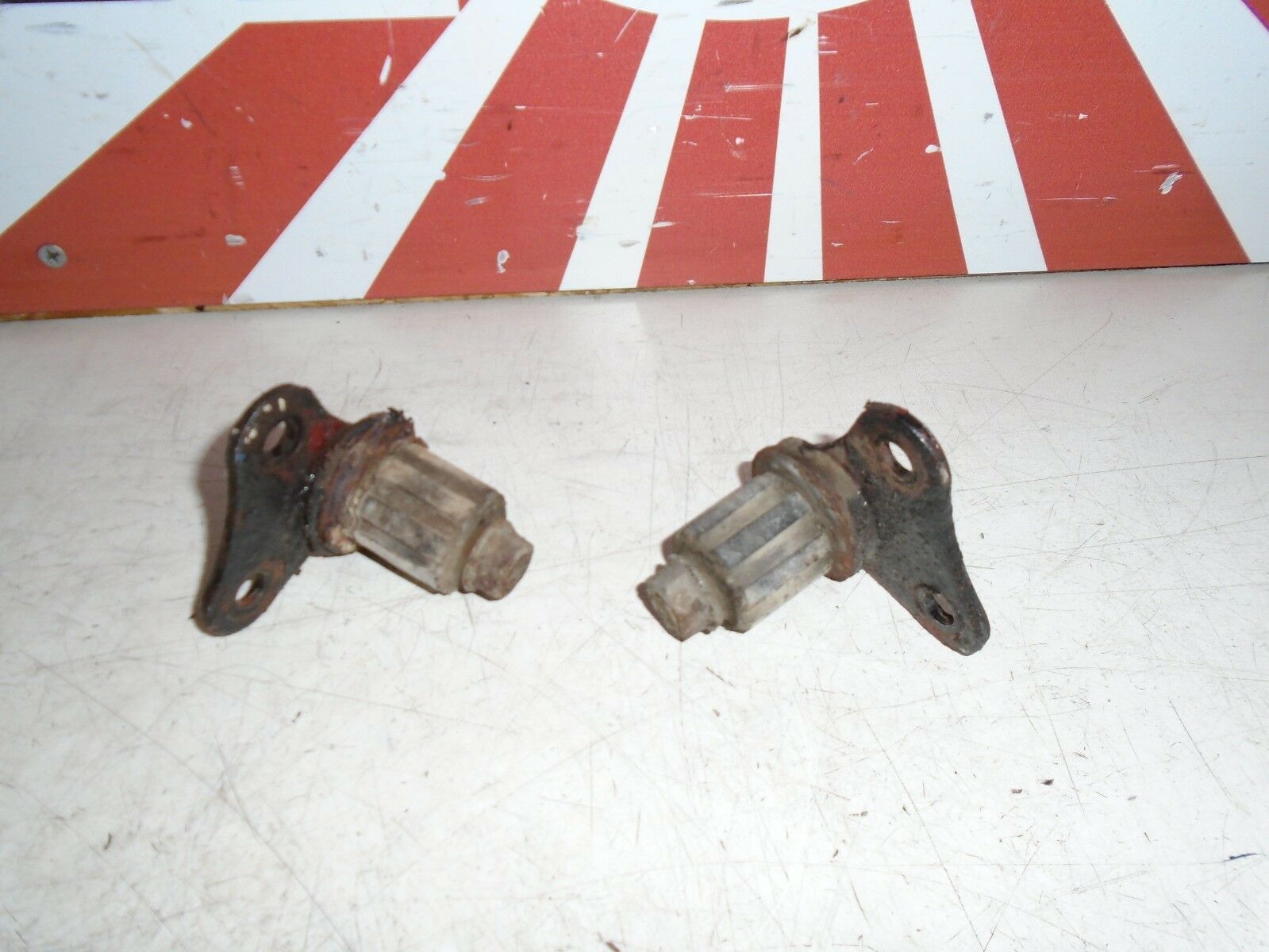 Suzuki GSX600F Engine Mount Damper Brackets