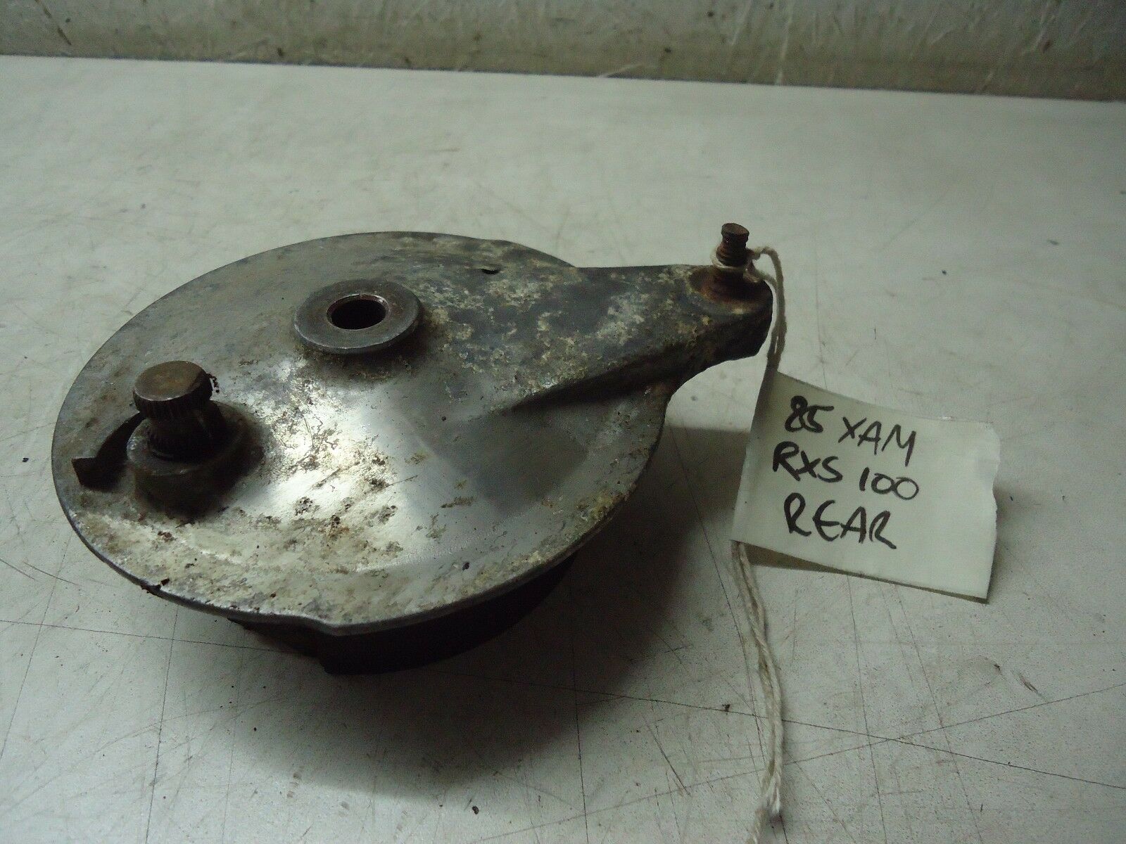 Yamaha RXS100 Rear Brake Plate & Shoes