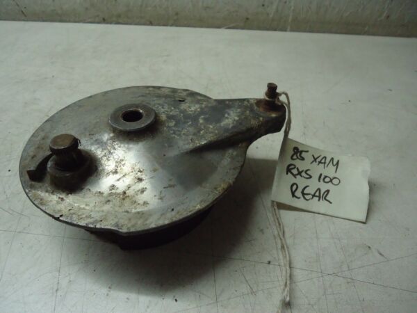 Yamaha RXS100 Rear Brake Plate & Shoes