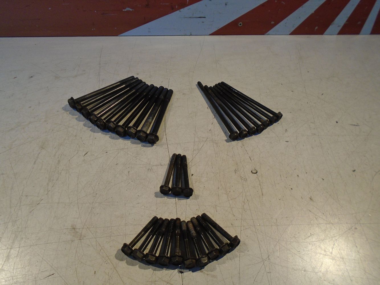 Kawasaki GT750 Engine Crankcase Bolts