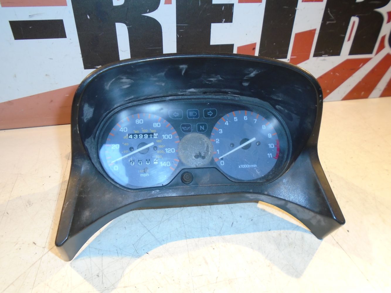 Yamaha XJ600s Diversion Clocks XJ Instrument Panel