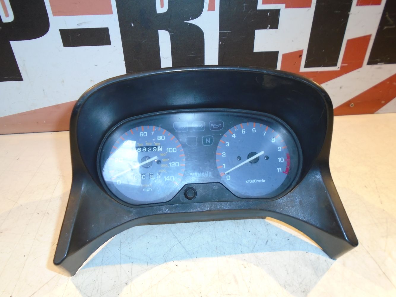 Yamaha XJ600 Diversion Clocks Instrument Panel