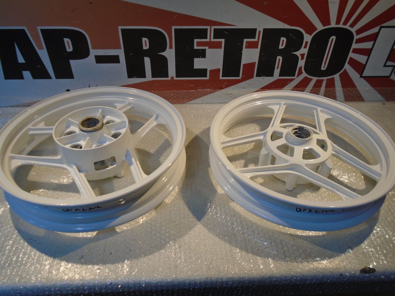 Kawasaki GPX250R Restored Wheels GPX Front & Rear Wheel