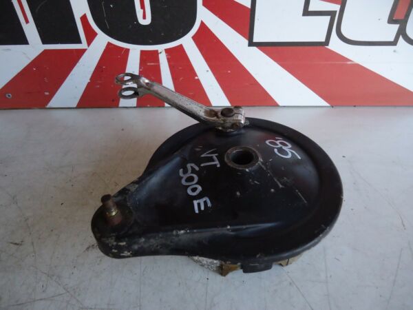 Honda VT500E Rear Brake Plate & Shoes 