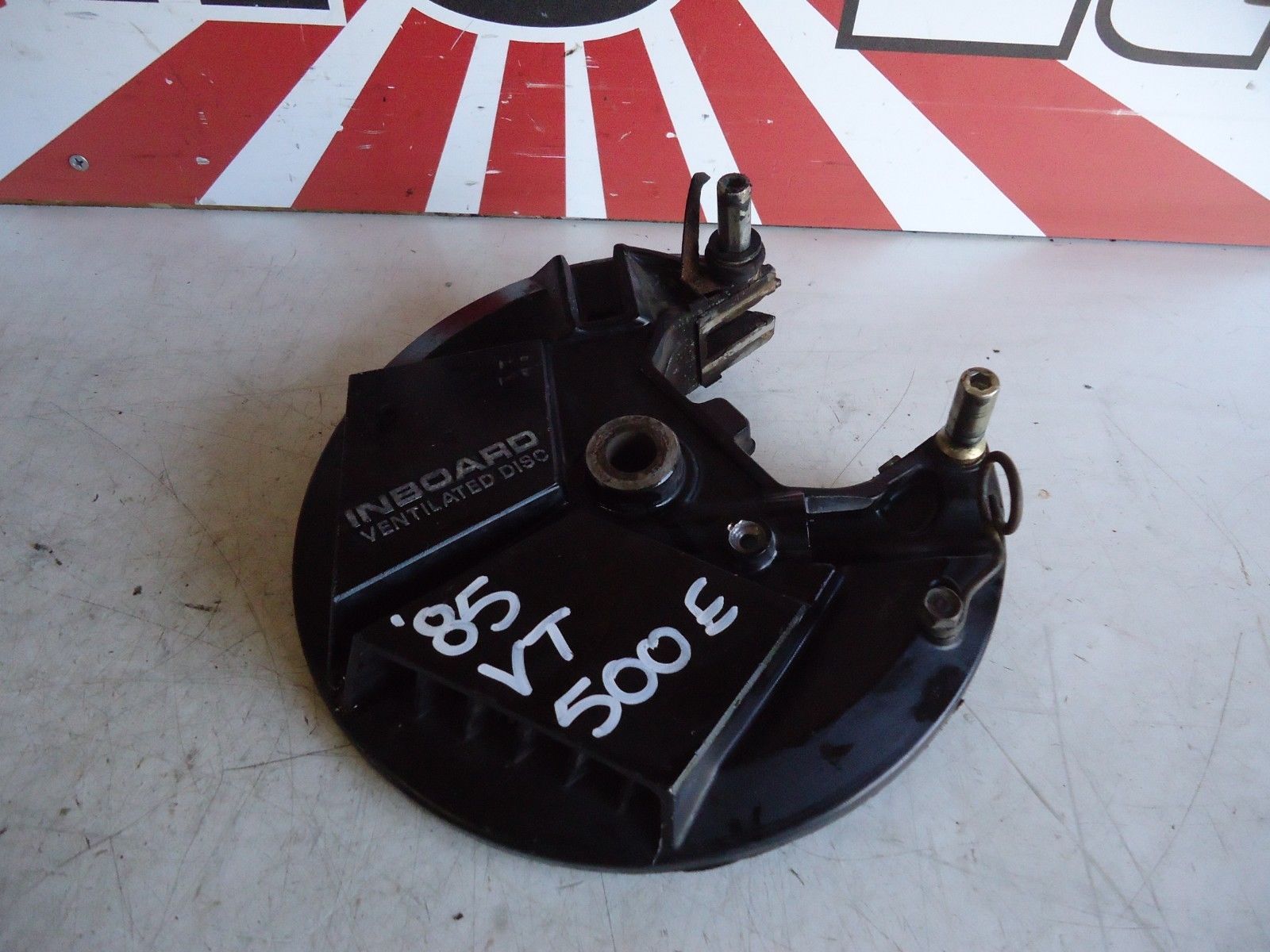 Honda VT500E Front Brake Disc Cover Plate 