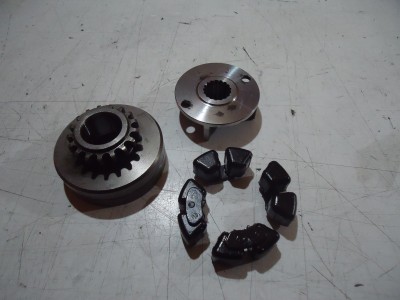 Kawasaki GPZ900R Alternator Coupling Gear & Cush Rubbers