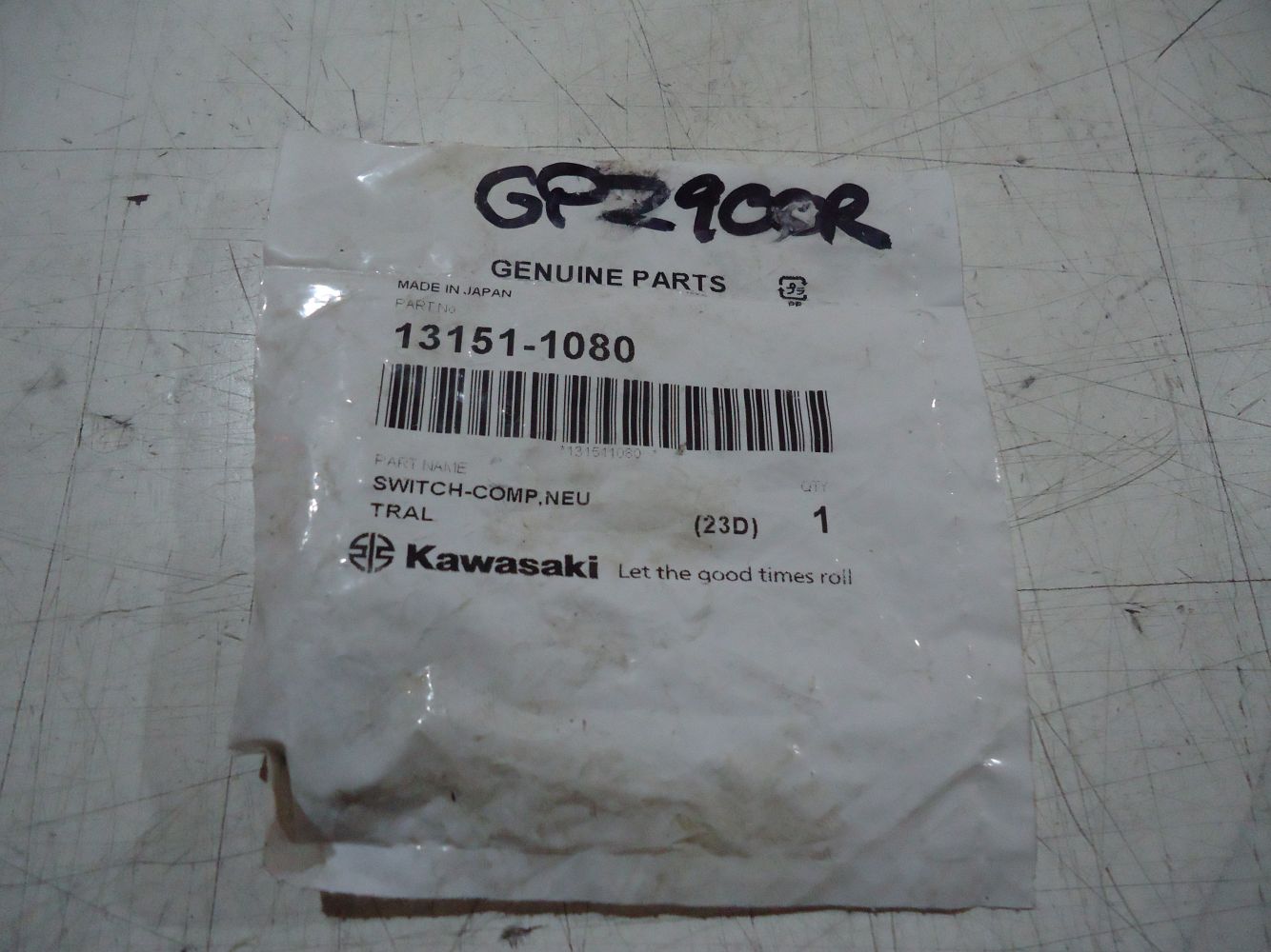 Kawasaki GPZ900R Engine Neutral Switch NOS