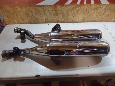 Yamaha XJ600 Diversion Exhaust Silencers 