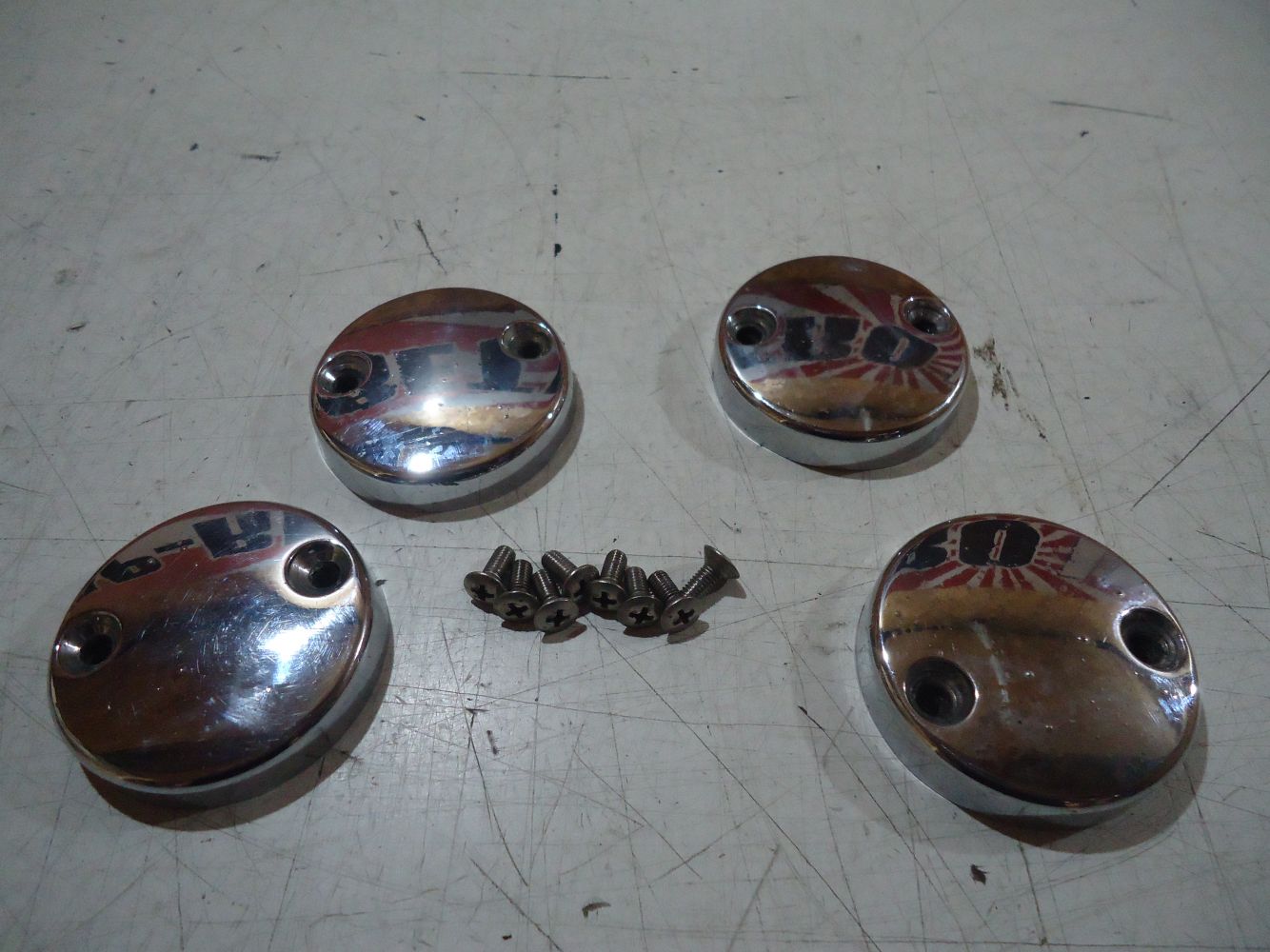 Suzuki GS850G Engine Cam Cover Caps GS850 Camshaft End Caps