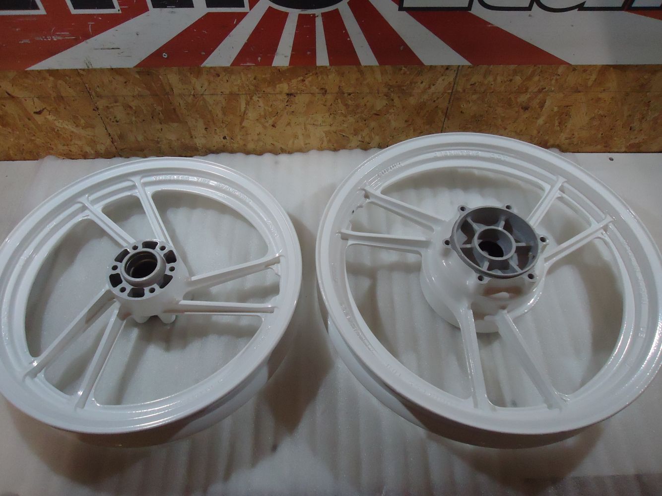 Suzuki GSX550ES Restored Wheels GSX550 Front Rear Wheel Rims