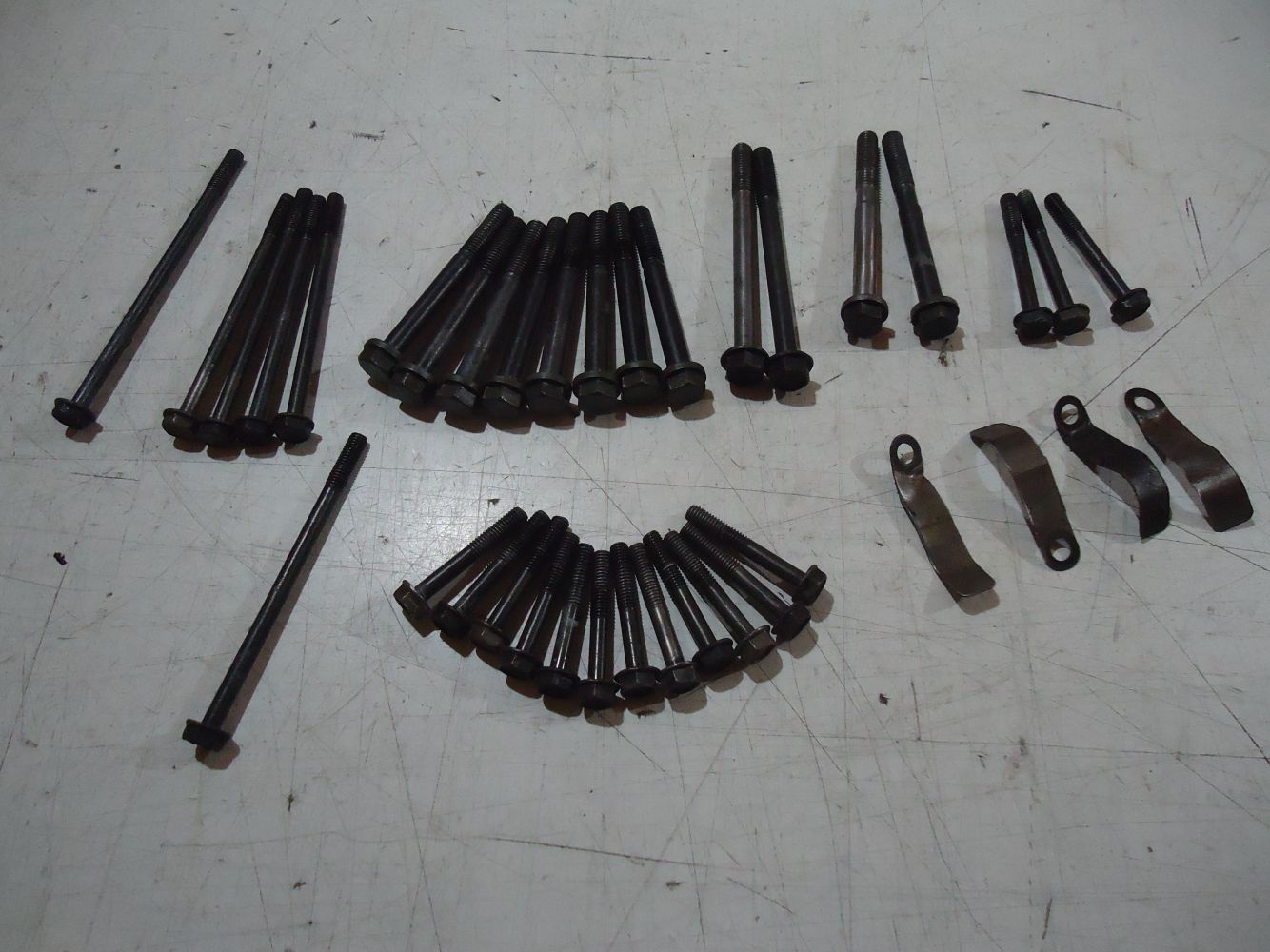 Kawasaki GPZ1100A Unitrak Engine Crankcase Bolts GPZ1100