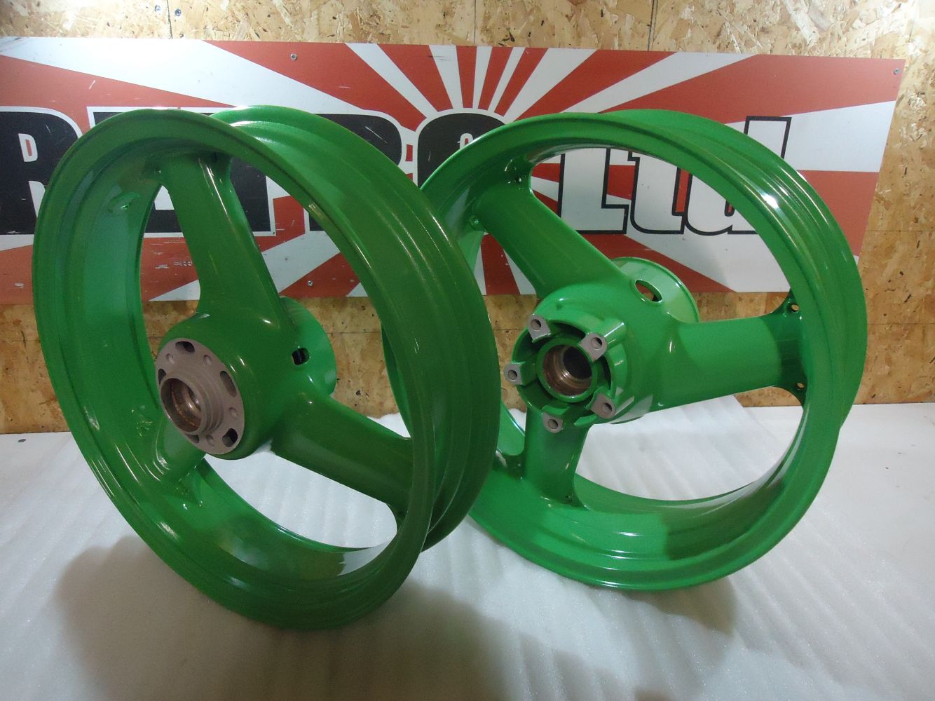 Kawasaki ZXR750L Restored Wheels ZXR750 Front Rear Wheel ZXR750J
