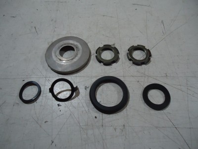 Yamaha YZF1000R Thunderace Lower Yoke Nuts & Cover YZF1000 Steering Stem Nut