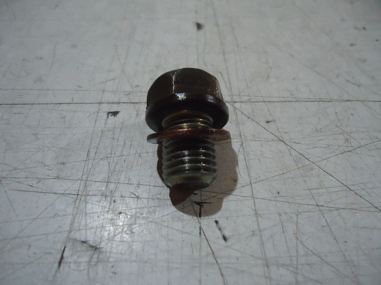 Kawasaki ZR750 Zephyr Engine Oil Drain Bolt ZR 750 Sump Plug