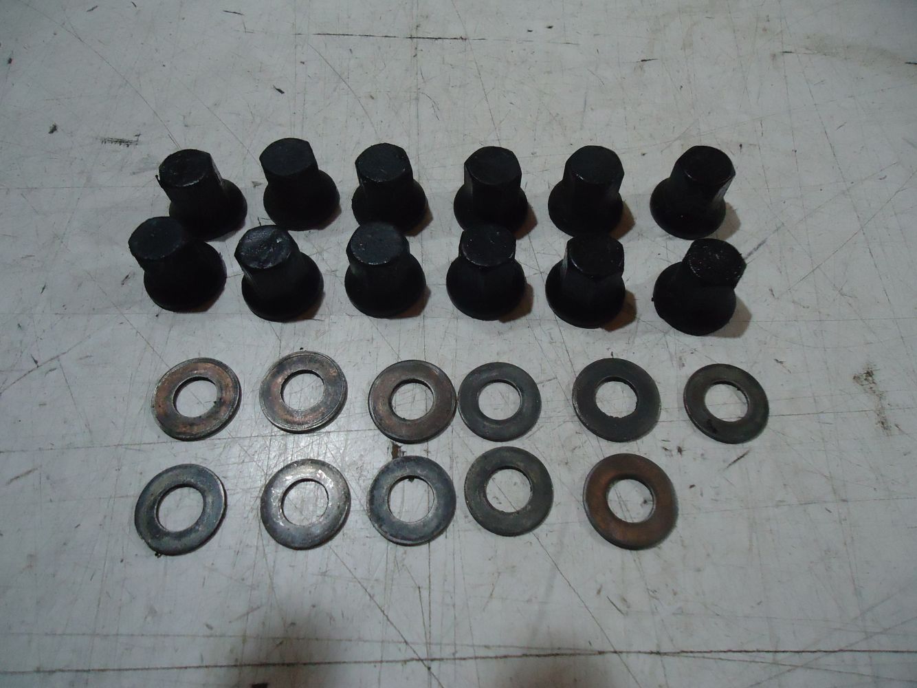 Kawasaki GPZ1100A Unitrak Engine Cylinder Head Nuts GPZ1100