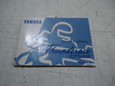 Yamaha YZF1000R Thunderace Owners Manual Book YZF1000