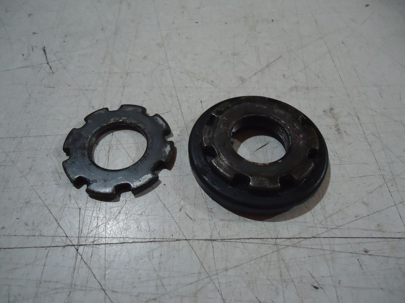 Kawasaki 750 Zephyr Top Steering Bearing Nuts ZR750