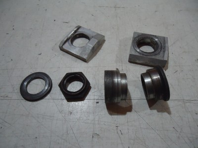 Suzuki GSXR600 SRAD Rear Wheel Spindle Spacers Nut & Blocks GSX-R600