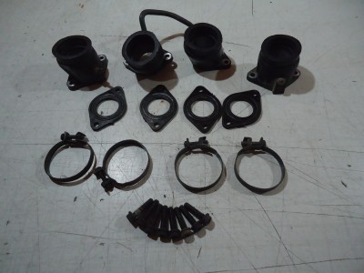 Honda CBX750F Carb Inlet Manifold Rubbers CBX750 Carbs To Engine Clamps CBX 750 RC17