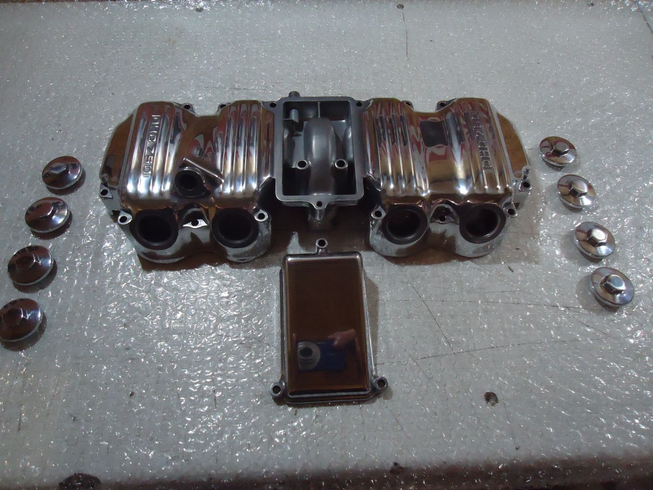Honda CB750F2 Rocker Cover CB750 SOHC Engine Cylinder Head Cover CB 750 Breather Inspection Caps