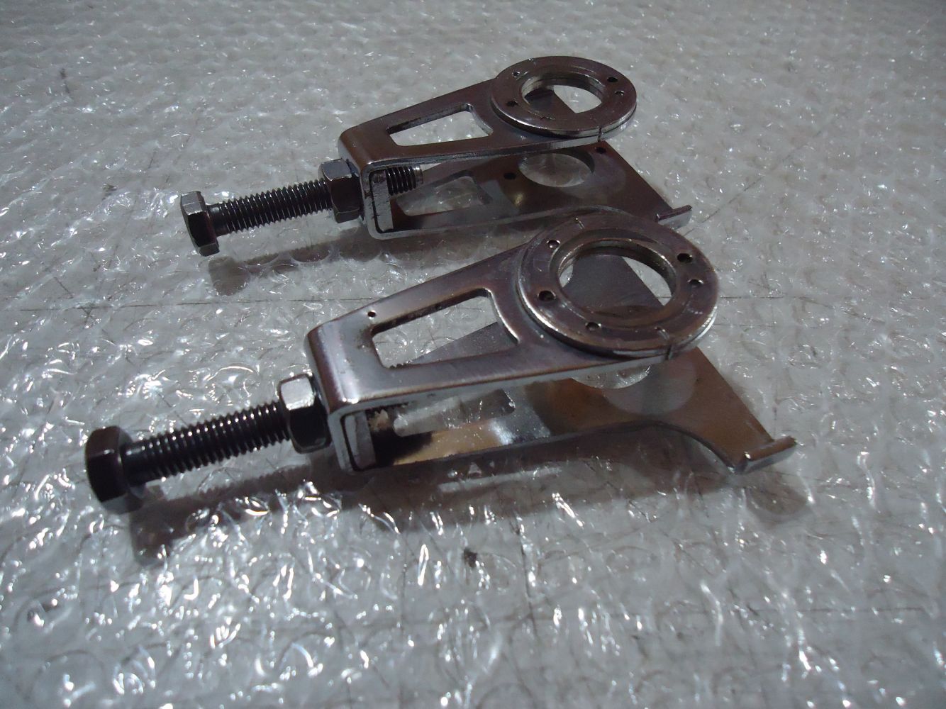 Kawasaki GPX750R Chain Adjusters GPX750 Rear Wheel Adjuster GPX 750 ZX750F