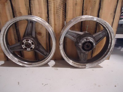 Kawasaki 750 Zephyr Front Rear Wheel ZR750 Wheels