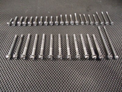 Yamaha FZR1000 Genesis Crankcase Bolts FZR 1000 Engine Bolt